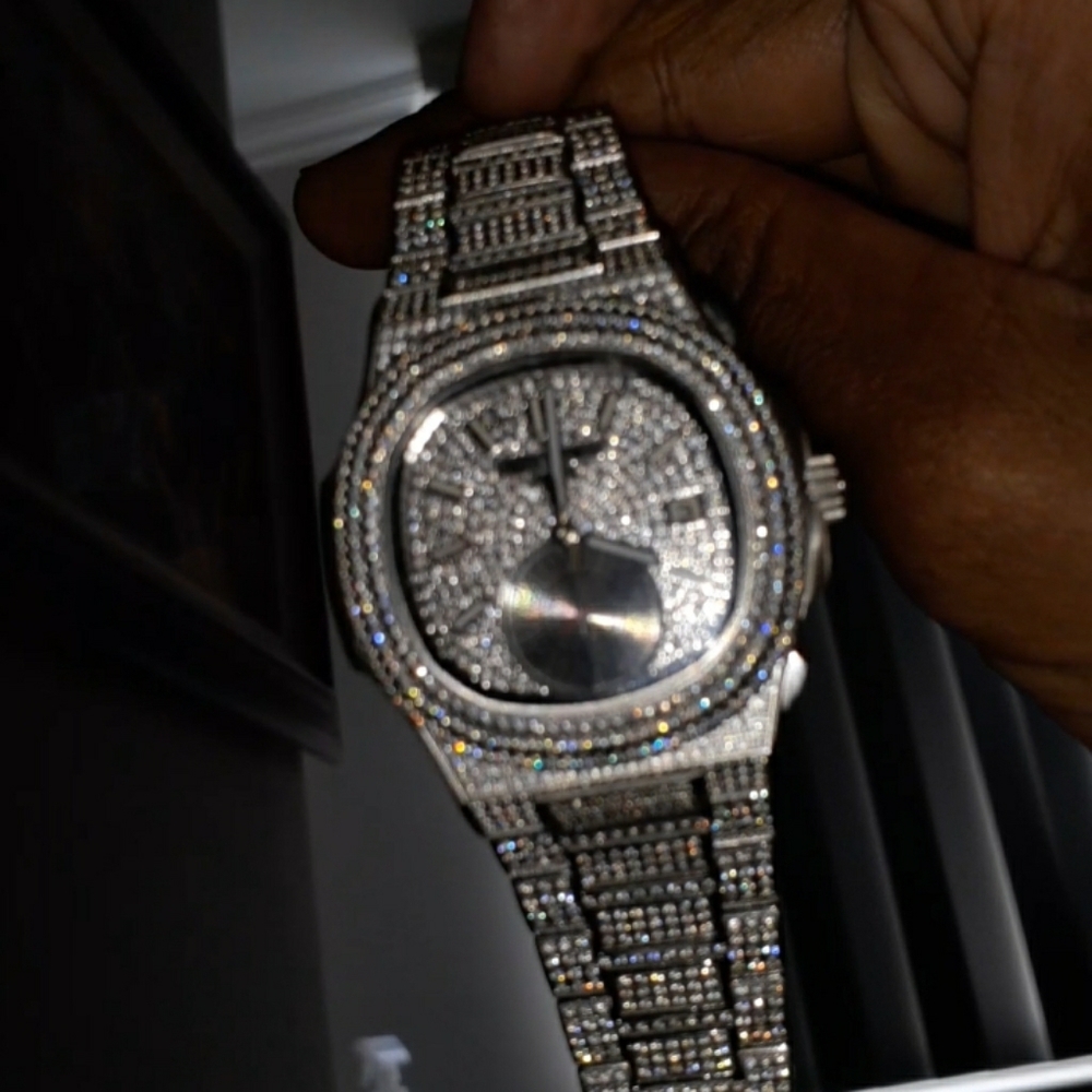 Stimulated Custom Diamond watch